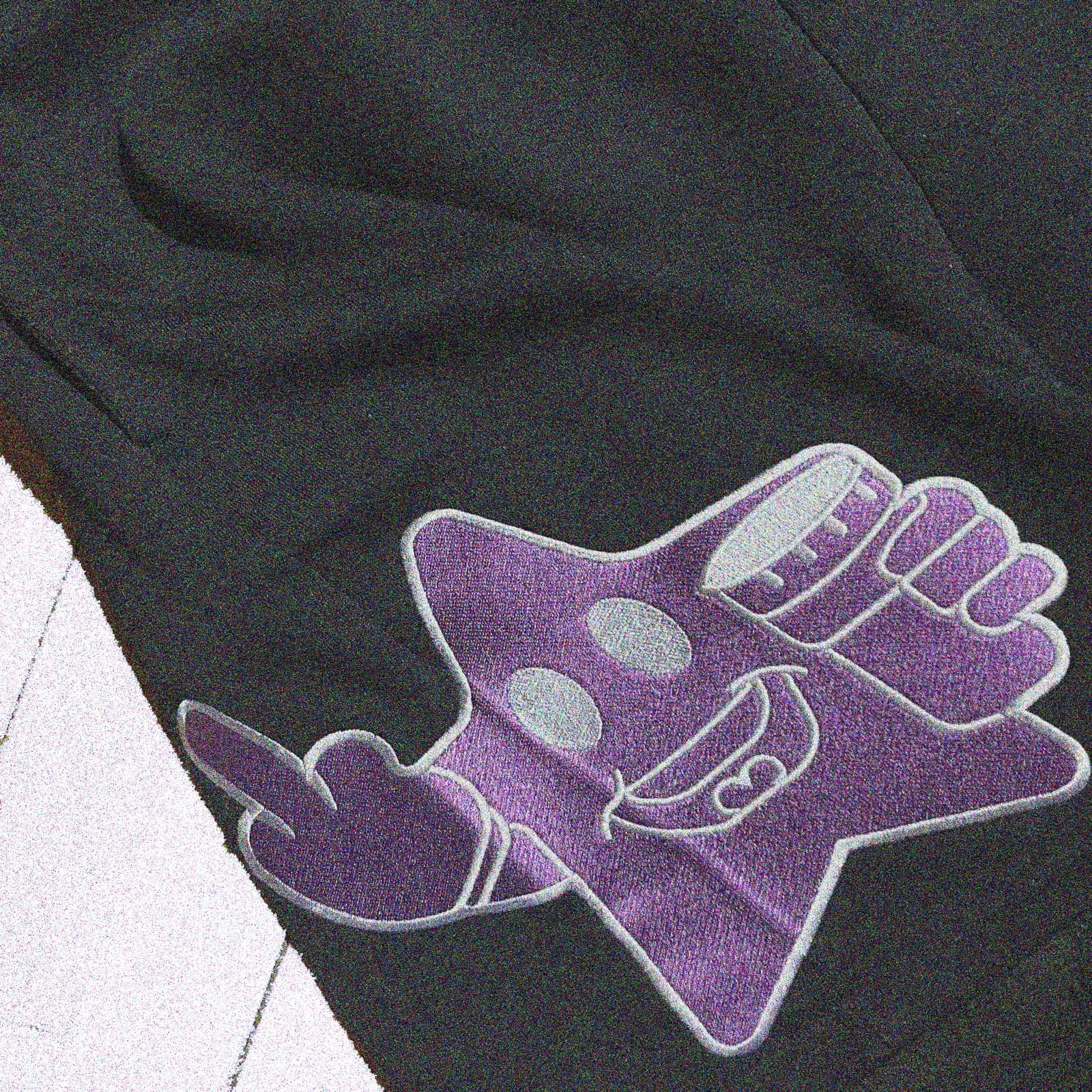 Star embroidery on the shorts