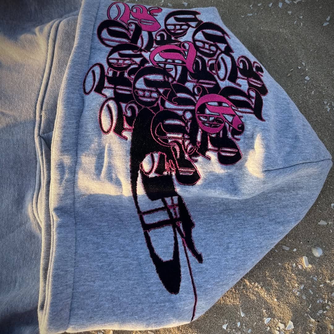 PTG! $kull Hoodie hood embroidery